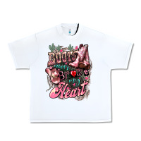 White boots never broke my heart Urban Heavy Tee - NancyCooperArtShop