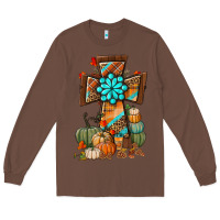 Chestnut fall cross Long Sleeve Tee - BundleAndBundleShop
