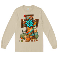 Mushroom fall cross Long Sleeve Tee - BundleAndBundleShop
