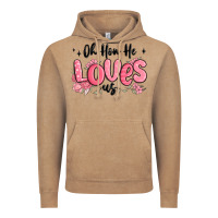Oh How He Loves Us Vintage Hoodie | Teevron