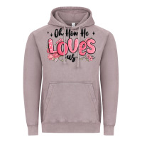 Vintage Zinc oh how he loves us Vintage Hoodie - MaliasSmallBusiness