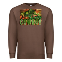 Chestnut One lucky Cowboy St. Patrick's Day Premium Sweatshirt - CowGirlArtShop