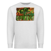 Oatmeal Heather One lucky Cowboy St. Patrick's Day Premium Sweatshirt - CowGirlArtShop