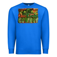 True Royal One lucky Cowboy St. Patrick's Day Premium Sweatshirt - CowGirlArtShop