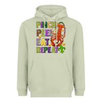 Matcha Pinch peel eat repeat crawfish Heavyweight Hoodie - HowdyJamesFarm