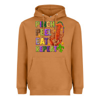 Meerkat Pinch peel eat repeat crawfish Heavyweight Hoodie - HowdyJamesFarm
