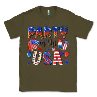 Army Green party in the usa Classic Tee - NancyCooperArtShop