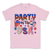 Bubblegum Pink party in the usa Classic Tee - NancyCooperArtShop