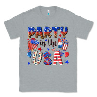 Heather Grey party in the usa Classic Tee - NancyCooperArtShop