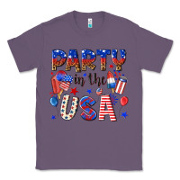 Lavender party in the usa Classic Tee - NancyCooperArtShop