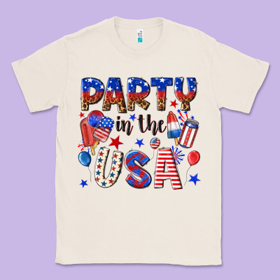 Party In The Usa Classic Tee Designed By Nancycooperartshop