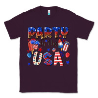 Plum party in the usa Classic Tee - NancyCooperArtShop