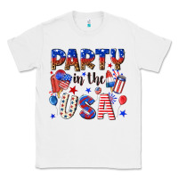 White party in the usa Classic Tee - NancyCooperArtShop
