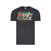 Vintage Black lpn licensed practical nurse western Vintage Tee - NancyCooperArtShop