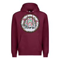 Burgundy nurse coaster Premium Hoodie - CowGirlArtShop