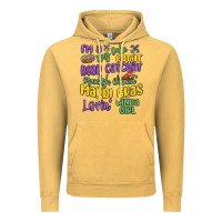 Vintage Mustard i'm a king cake eatin' mardi gras lovin' kinda gir Vintage Hoodie - MaliasSmallBusiness