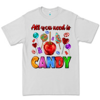Dove Grey all you need is candy Premium Tee - AdoDesignShop
