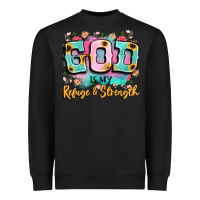 Black god is my refuge and strength Heavyweight Sweatshirt - LillyAllenDesigns