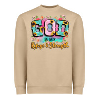 Mushroom god is my refuge and strength Heavyweight Sweatshirt - LillyAllenDesigns