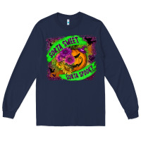 Navy sorta sweet spooky Long Sleeve Tee - BundleAndBundleShop