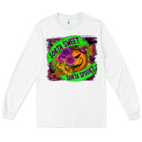 White sorta sweet spooky Long Sleeve Tee - BundleAndBundleShop