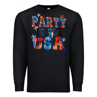 Black Party in the usa 4th of july Premium Sweatshirt - CowGirlArtShop