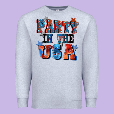 Party In The Usa 4th Of July Premium Sweatshirt Designed By Cowgirlartshop