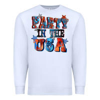 White Party in the usa 4th of july Premium Sweatshirt - CowGirlArtShop