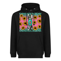 Black Mom sunflower glitter Heavyweight Hoodie - CowGirlArtShop
