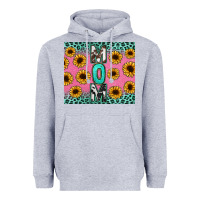 Heather Grey Mom sunflower glitter Heavyweight Hoodie - CowGirlArtShop