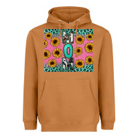 Mom Sunflower Glitter Heavyweight Hoodie | Teevron