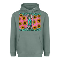 Sage Mom sunflower glitter Heavyweight Hoodie - CowGirlArtShop