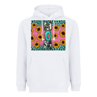 White Mom sunflower glitter Heavyweight Hoodie - CowGirlArtShop
