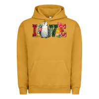 Pigment Peanut Butter christmas penguin love Urban Hoodie - FaDigitalArtStudio