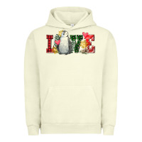 Pigment Pistachio christmas penguin love Urban Hoodie - FaDigitalArtStudio