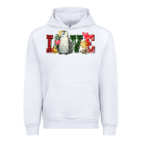 White christmas penguin love Urban Hoodie - FaDigitalArtStudio