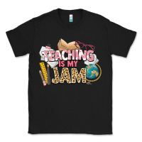 Black teaching is my jam teacher school Classic Tee - NancyCooperArtShop