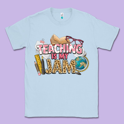Teaching Is My Jam Teacher School Classic Tee Designed By Nancycooperartshop