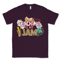Plum teaching is my jam teacher school Classic Tee - NancyCooperArtShop