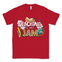 Red teaching is my jam teacher school Classic Tee - NancyCooperArtShop