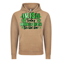 Vintage Coffee irish today hungover tomorrow Vintage Hoodie - MaliasSmallBusiness
