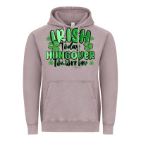 Vintage Zinc irish today hungover tomorrow Vintage Hoodie - MaliasSmallBusiness
