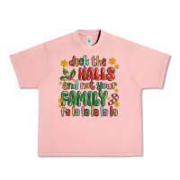 Salmon deck the halls and not your family fa la la la laa Urban Heavy Tee - MaliasSmallBusiness