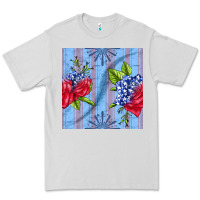 Dove Grey patriotic rose Premium Tee - BundleAndBundleShop