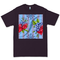 Plum patriotic rose Premium Tee - BundleAndBundleShop