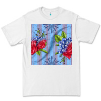 White patriotic rose Premium Tee - BundleAndBundleShop