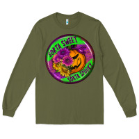 Army Green halloween round earrings Long Sleeve Tee - BundleAndBundleShop