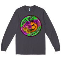 Smoke halloween round earrings Long Sleeve Tee - BundleAndBundleShop