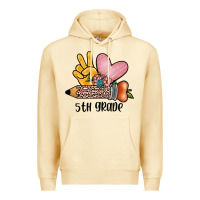 Pina Colada peace love 5th grade Premium Hoodie - JahusDesignShop