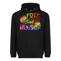 Black Free dad hugs Heavyweight Hoodie - CowGirlArtShop